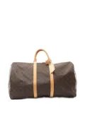Louis Vuitton Pre-Owned 2011 Keepall 55 monogram bag - Brown