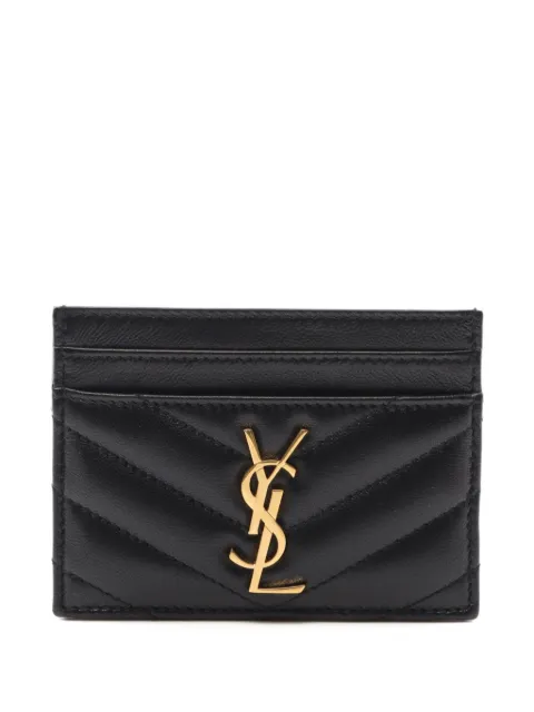 Saint Laurent Pre-Owned tarjetero acolchado con monograma 2021