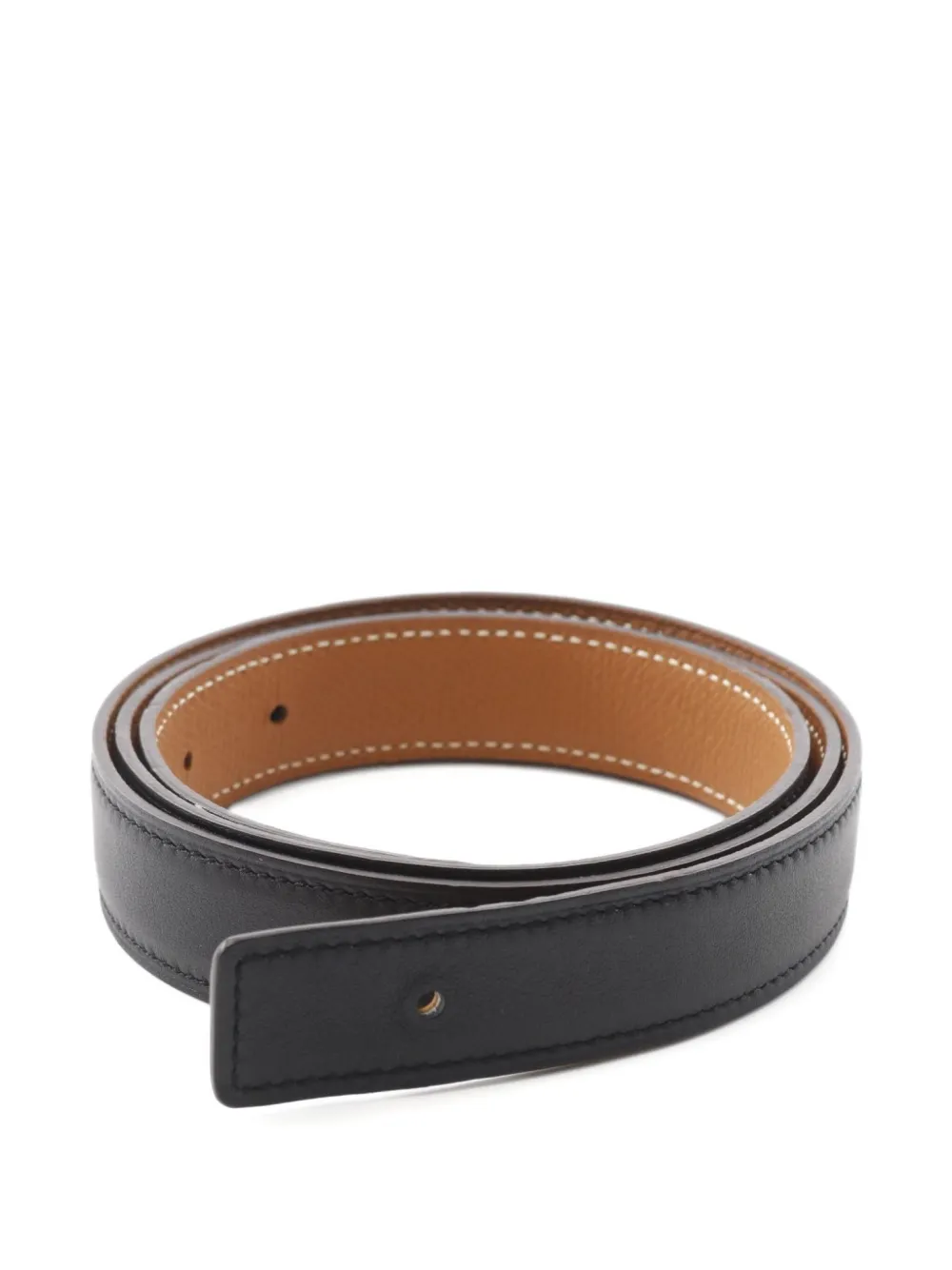Hermès Pre-Owned 2017 leather reversible belt - ブラック Hermès Pre-Owned 2017 leather reversible belt - ブラック