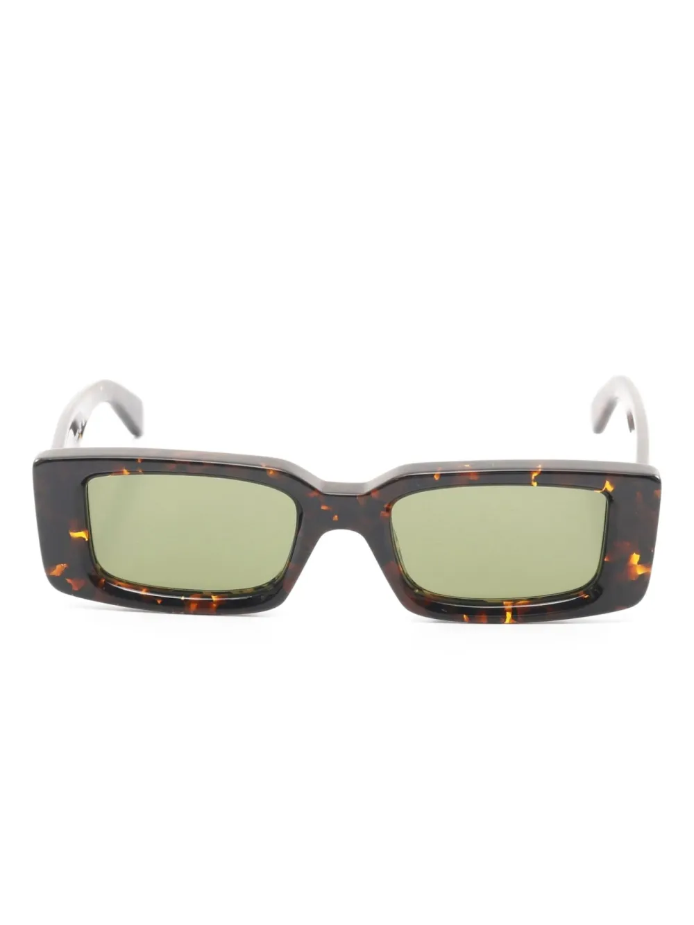 Off-White Pre-Owned 2021 Arthur rectangle-frame sunglasses | brun | Image 1