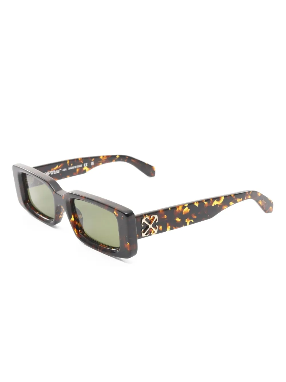 Off-White Pre-Owned 2021 Arthur rectangle-frame sunglasses | Herr | Image 2