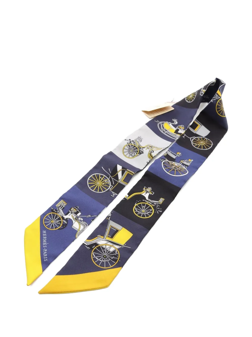 Hermès Pre-Owned 2021 VOITURES EXQUISES silk scarf | Image 2