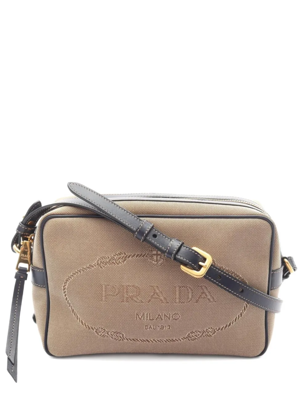 Prada Pre-Owned 2010s ロゴ ショルダーバッグ - ニュートラル Prada Pre-Owned 2010s ロゴ ショルダーバッグ - ニュートラル