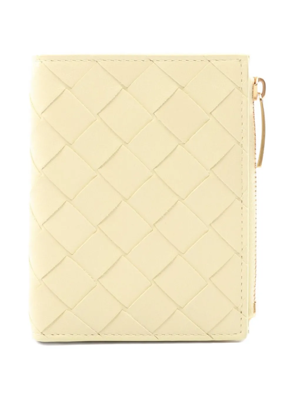 Bottega Veneta Pre-Owned 2021 Intrecciato bi-fold wallet | Yellow | Image 1