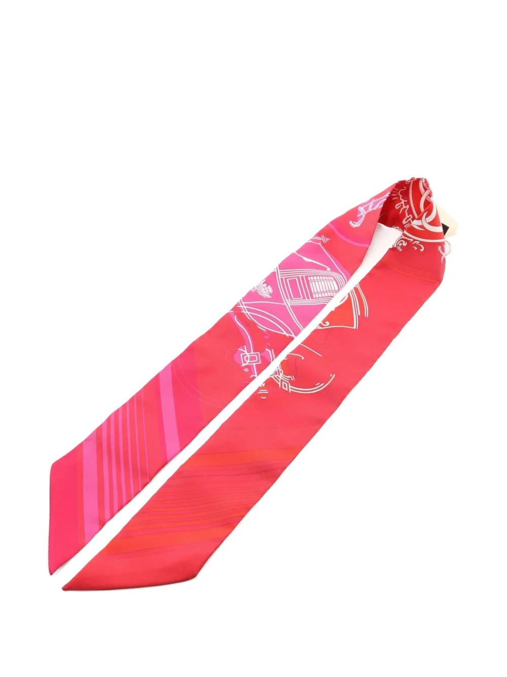 Hermès Pre-Owned 2021 Ex-libris ribbon scarf | Red | Image 1