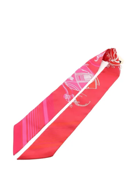Hermès Pre-Owned 2021 Ex-libris ribbon scarf