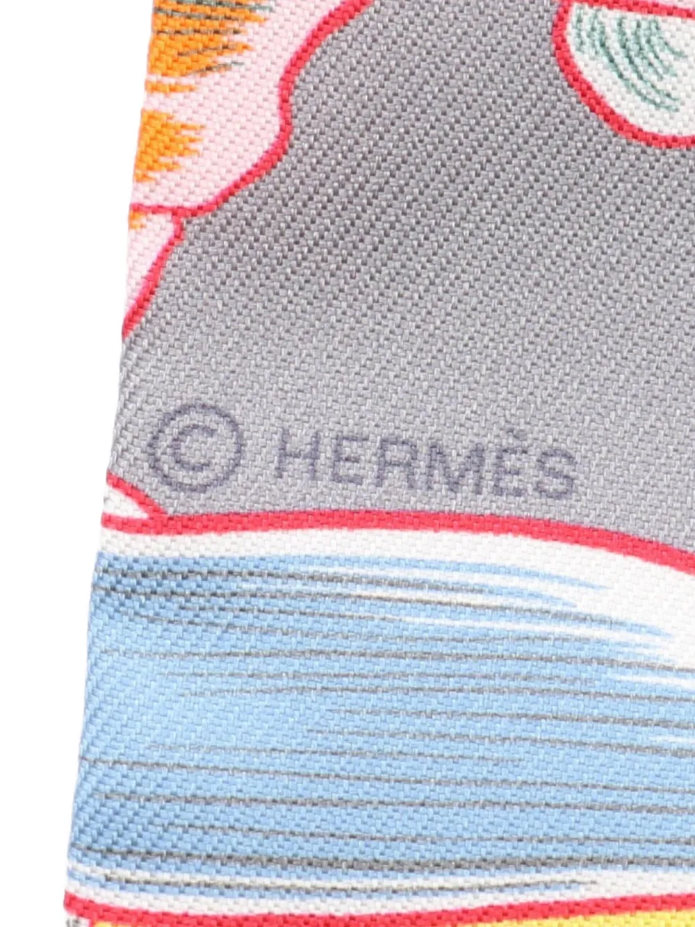 Hermès Pre-Owned 2021 Dress Code ribbon silk scarf | Image 2