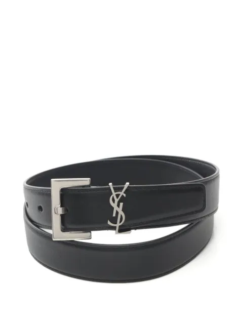Saint Laurent Pre-Owned 2021 leather cassandra belt