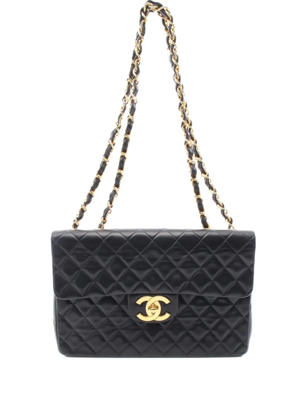 CHANEL Pre-Owned 1994 レザーショルダーバッグ - ブラック CHANEL Pre-Owned 1994 レザーショルダーバッグ - ブラック