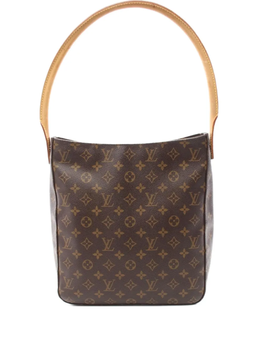 Louis Vuitton Pre-Owned 2002s モノグラム ルーピング GM ショルダーバッグ - ブラウン Louis Vuitton Pre-Owned 2002s モノグラム ルーピング GM ショルダーバッグ - ブラウン
