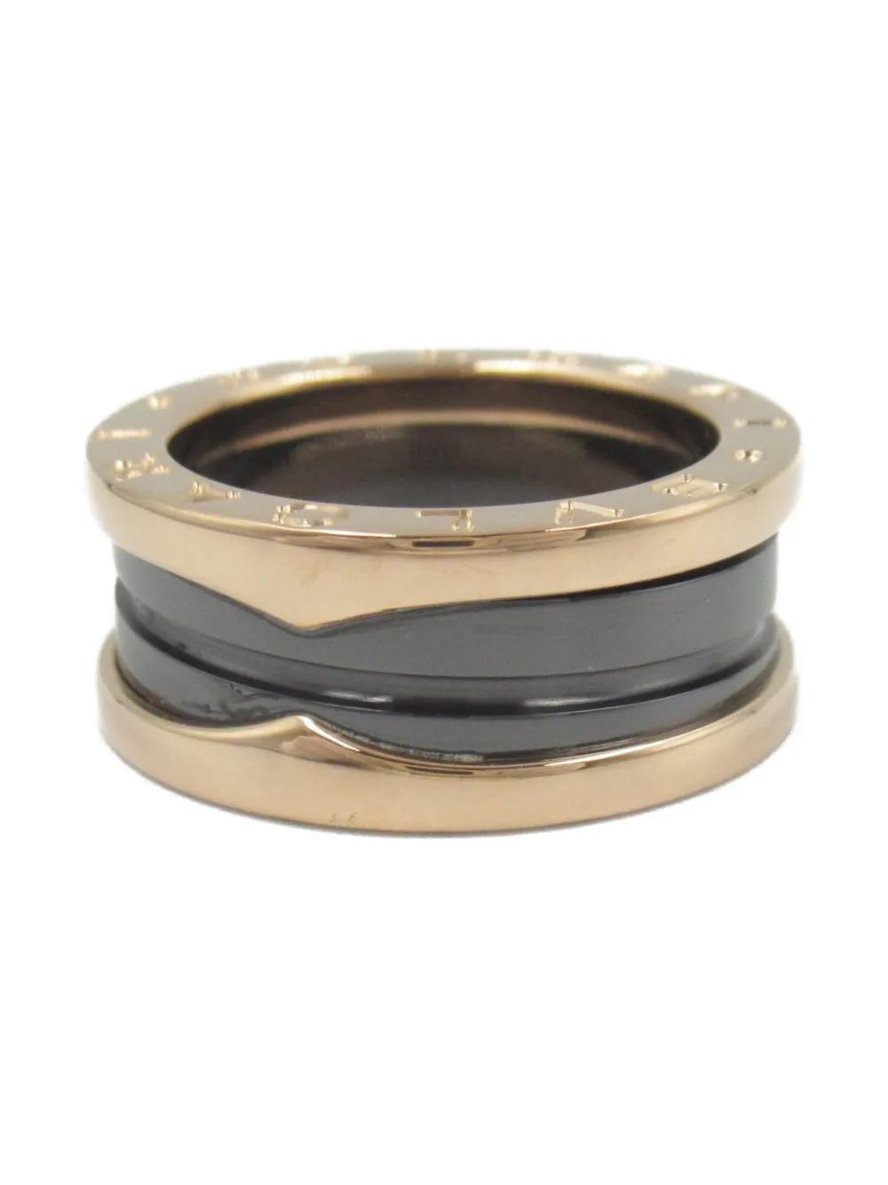 Bvlgari Pre-Owned 2010s ビー ゼロワン リング 18Kローズゴールド - ゴールドトーン Bvlgari Pre-Owned 2010s ビー ゼロワン リング 18Kローズゴールド - ゴールドトーン