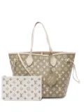 Louis Vuitton Pre-Owned 2021 Neverfull MM Monogram Empreinte tote bag - Green