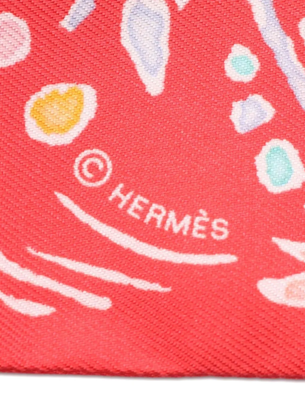 Hermès Pre-Owned 2021 ISOLA DI PRIMAVERA silk scarf | Image 2