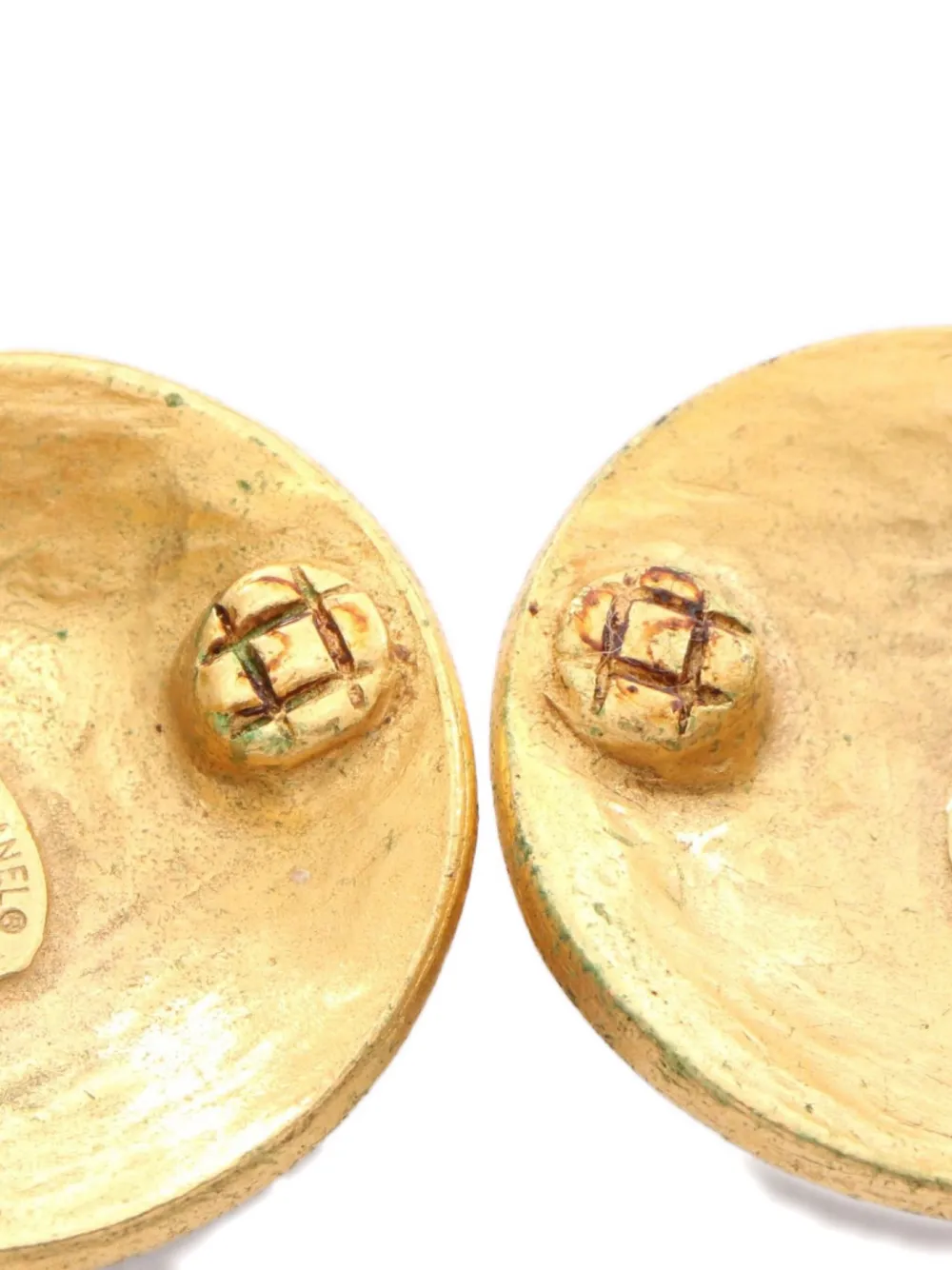 CHANEL Pre-Owned 1986-1988 Coco mark clip-on earrings | Pre-Owned | Image 2