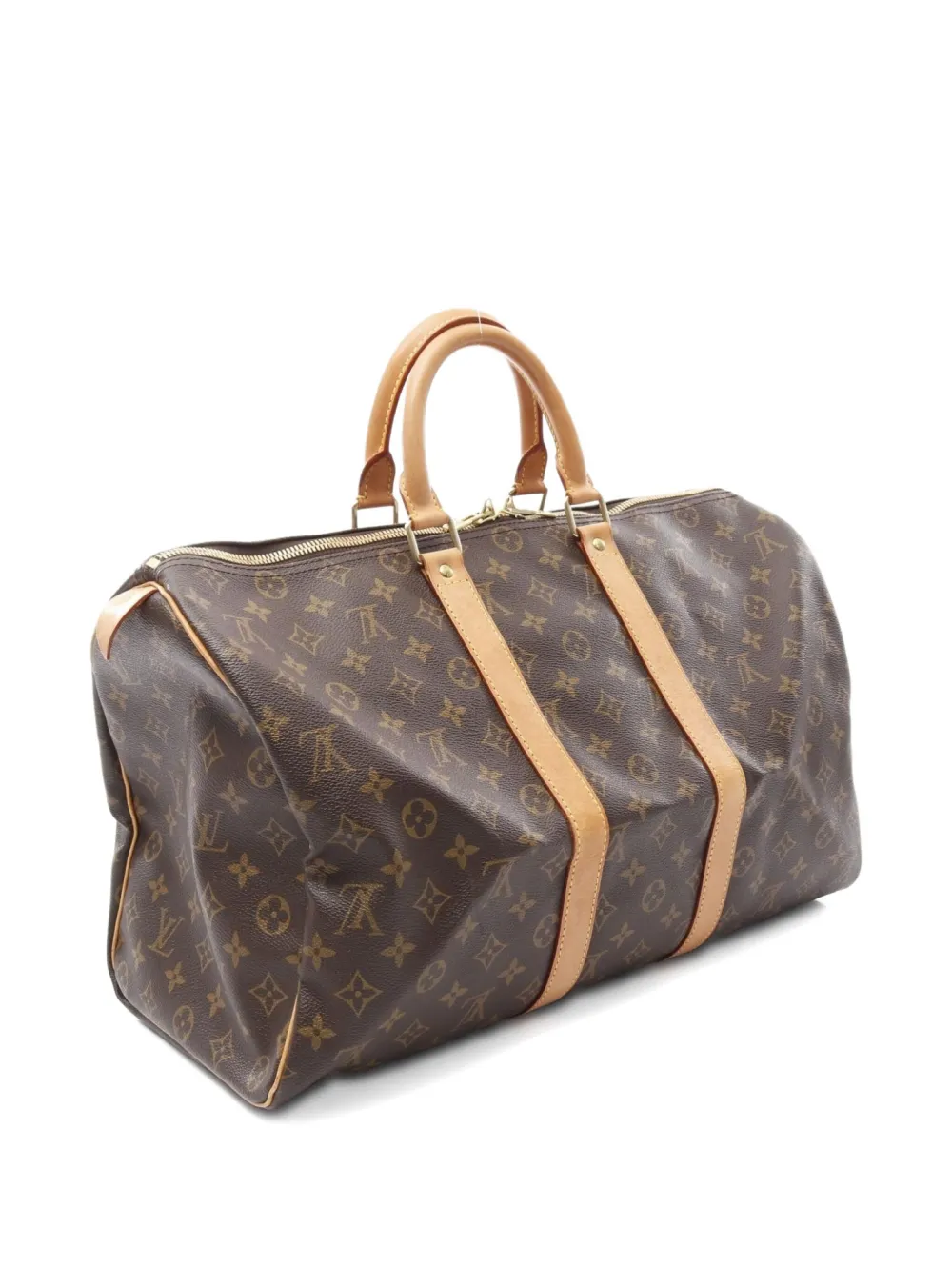 Louis Vuitton Pre-Owned 2001 Keepall 45 monogram canvas luggage bag | Pre-Owned | Image 2