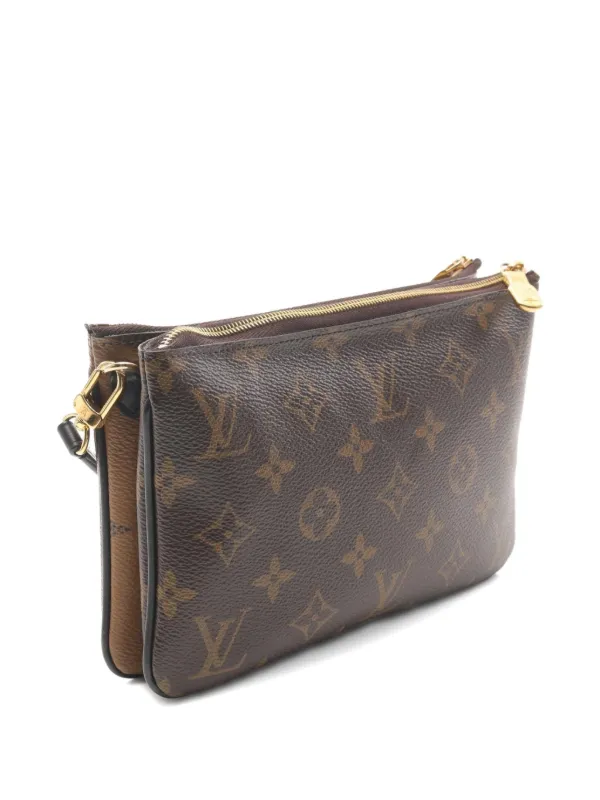 Louis Vuitton Pre-Owned 2020 モノグラム ダブルジップ ショルダー