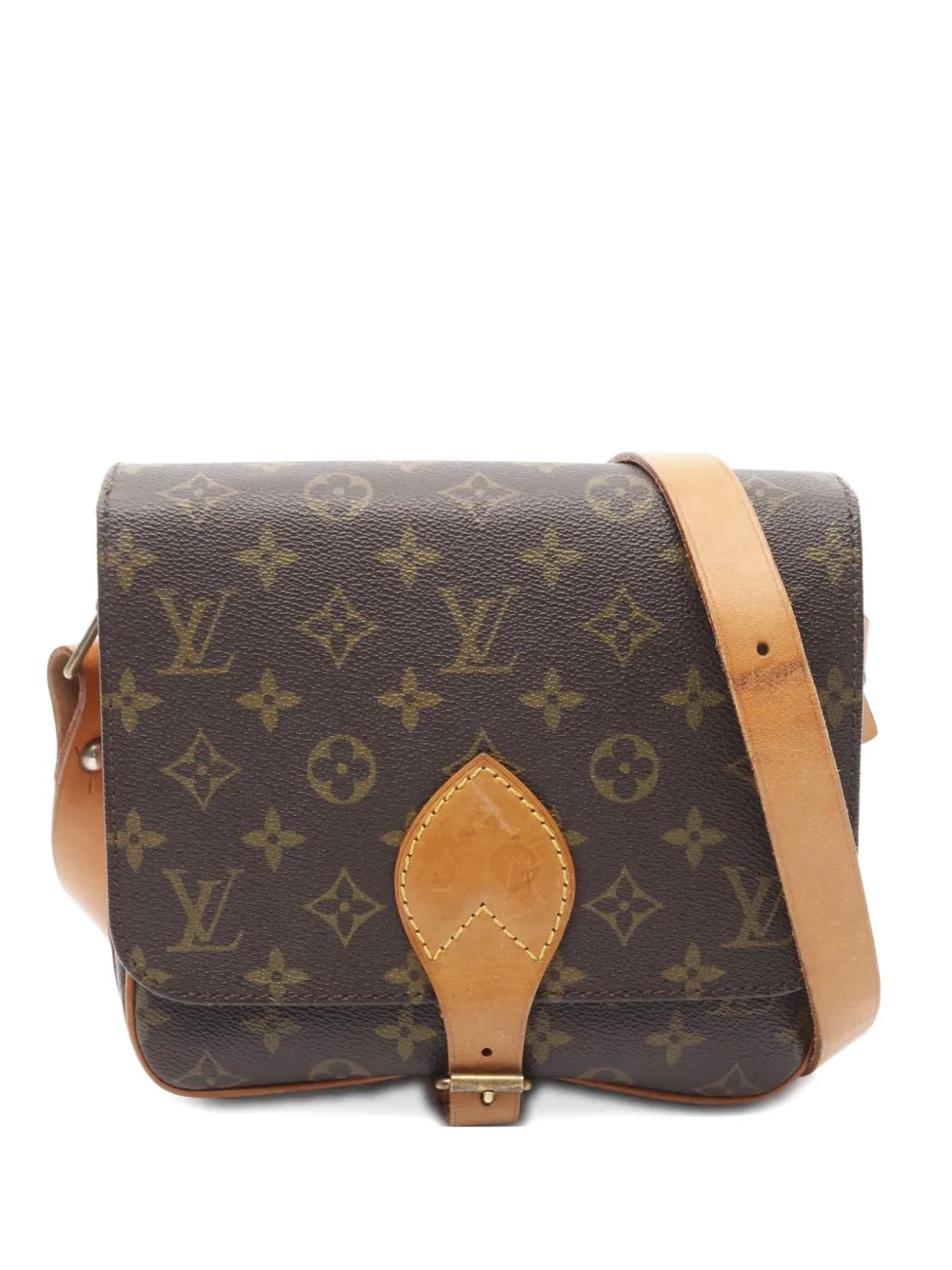 Louis Vuitton Pre-Owned 1984 カルトシエール MM ショルダーバッグ - ブラウン Louis Vuitton Pre-Owned 1984 カルトシエール MM ショルダーバッグ - ブラウン