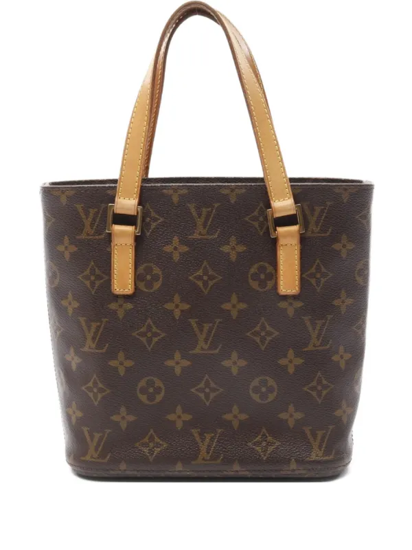 Louis Vuitton Pre-Owned 2002 Monogram Leather Handbag Brown FARFETCH PH