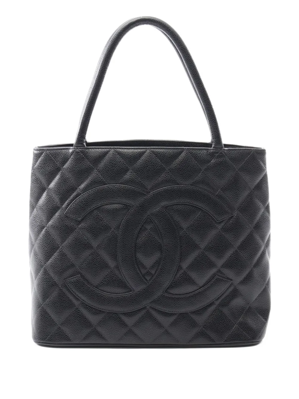 CHANEL Pre-Owned 2004 キルティング ショルダーバッグ - ブラック CHANEL Pre-Owned 2004 キルティング ショルダーバッグ - ブラック