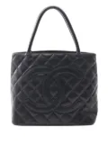 CHANEL Pre-Owned 2004-2005 Reissue quilted tote bag - Black