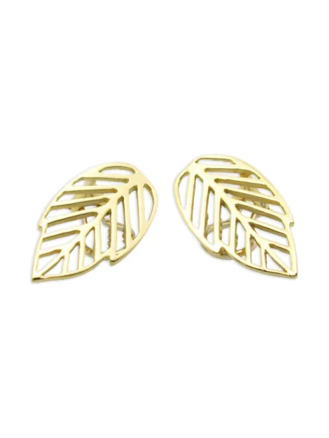 Tiffany & Co. Pre-Owned أقراط 'ليف' ذهب أصفر عيار 18 من عقد 2010