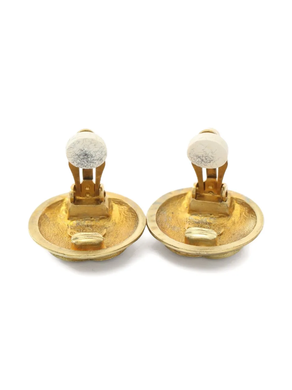 CHANEL Pre-Owned 1986-1988 coco mark clip-on earrings | Image 2