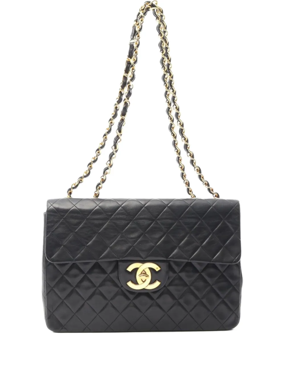 CHANEL Pre-Owned bolso de hombro Decamatlassé 34 1996-1997 | negro | Image 1