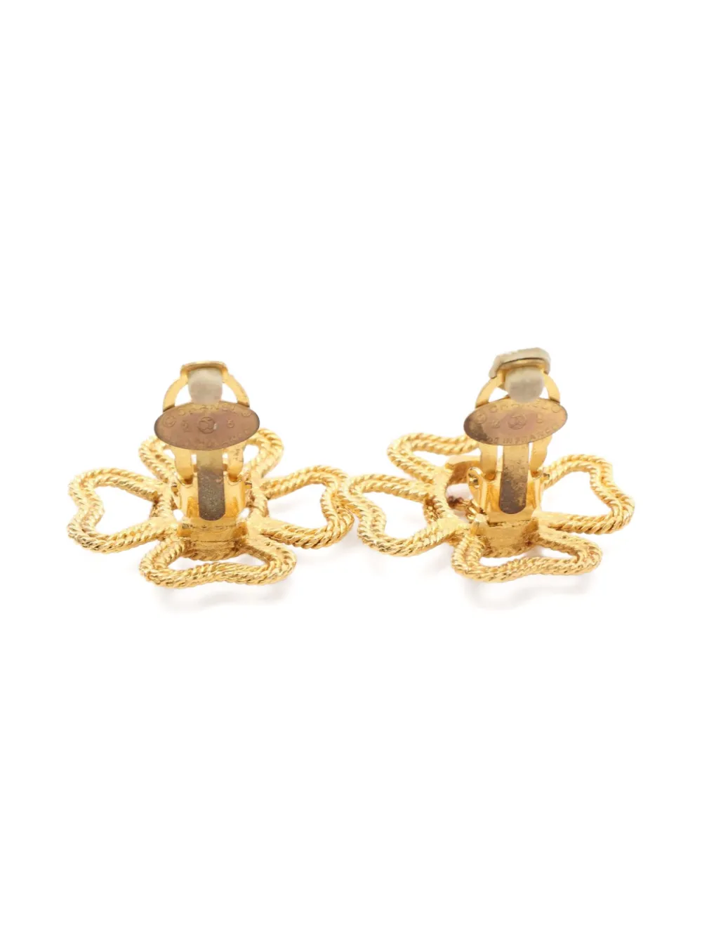 CHANEL Pre-Owned 1986-1988 Coco Mark earrings | Image 2