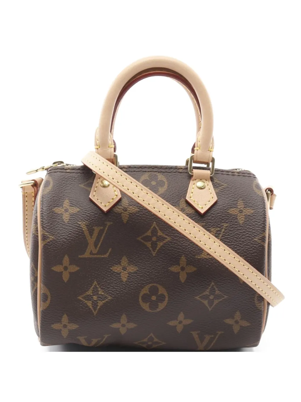Louis Vuitton Pre-Owned 2020 スピーディ ハンドバッグ ナノ - ブラウン Louis Vuitton Pre-Owned 2020 スピーディ ハンドバッグ ナノ - ブラウン