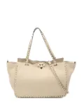 Valentino Garavani Pre-Owned 2010s Rockstud two-way handbag - Neutrals