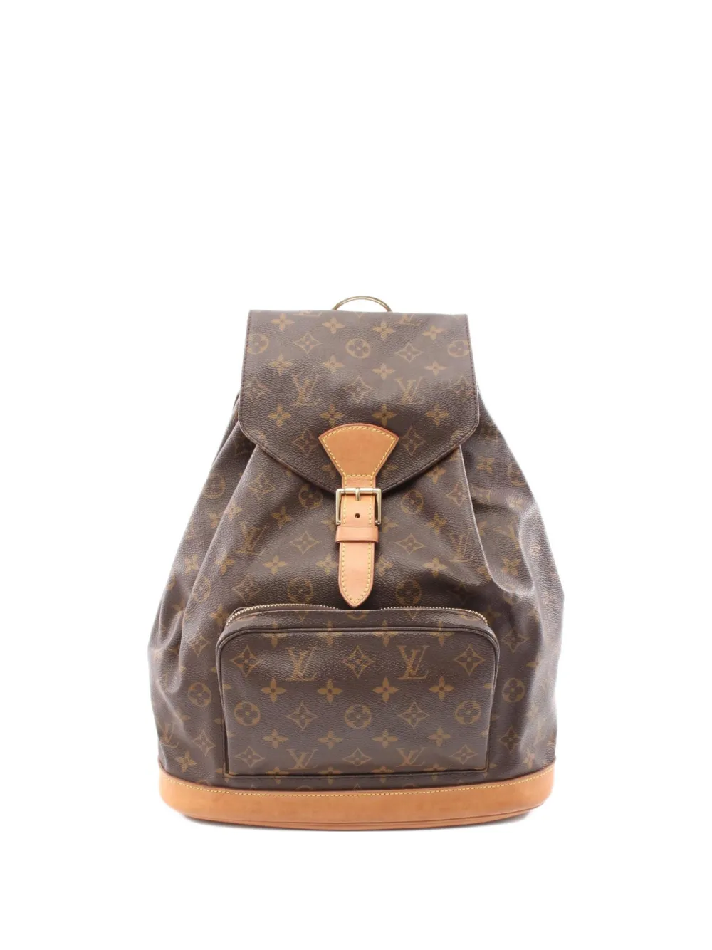 Louis Vuitton Pre-Owned 1999 モンスリ GM バックパック - ブラウン Louis Vuitton Pre-Owned 1999 モンスリ GM バックパック - ブラウン