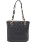 CHANEL Pre-Owned 2010-2011 Matelasse PST tote bag - Black