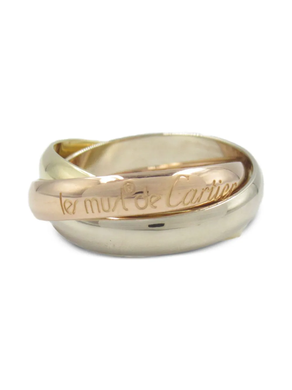 Cartier 2010s トリニティ リング 18Kイエローゴールド - ゴールドトーン Cartier 2010s トリニティ リング 18Kイエローゴールド - ゴールドトーン