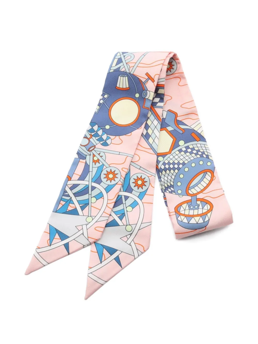 Hermès Pre-Owned 2021 ODYSSEY silk scarf | Pink | Image 1