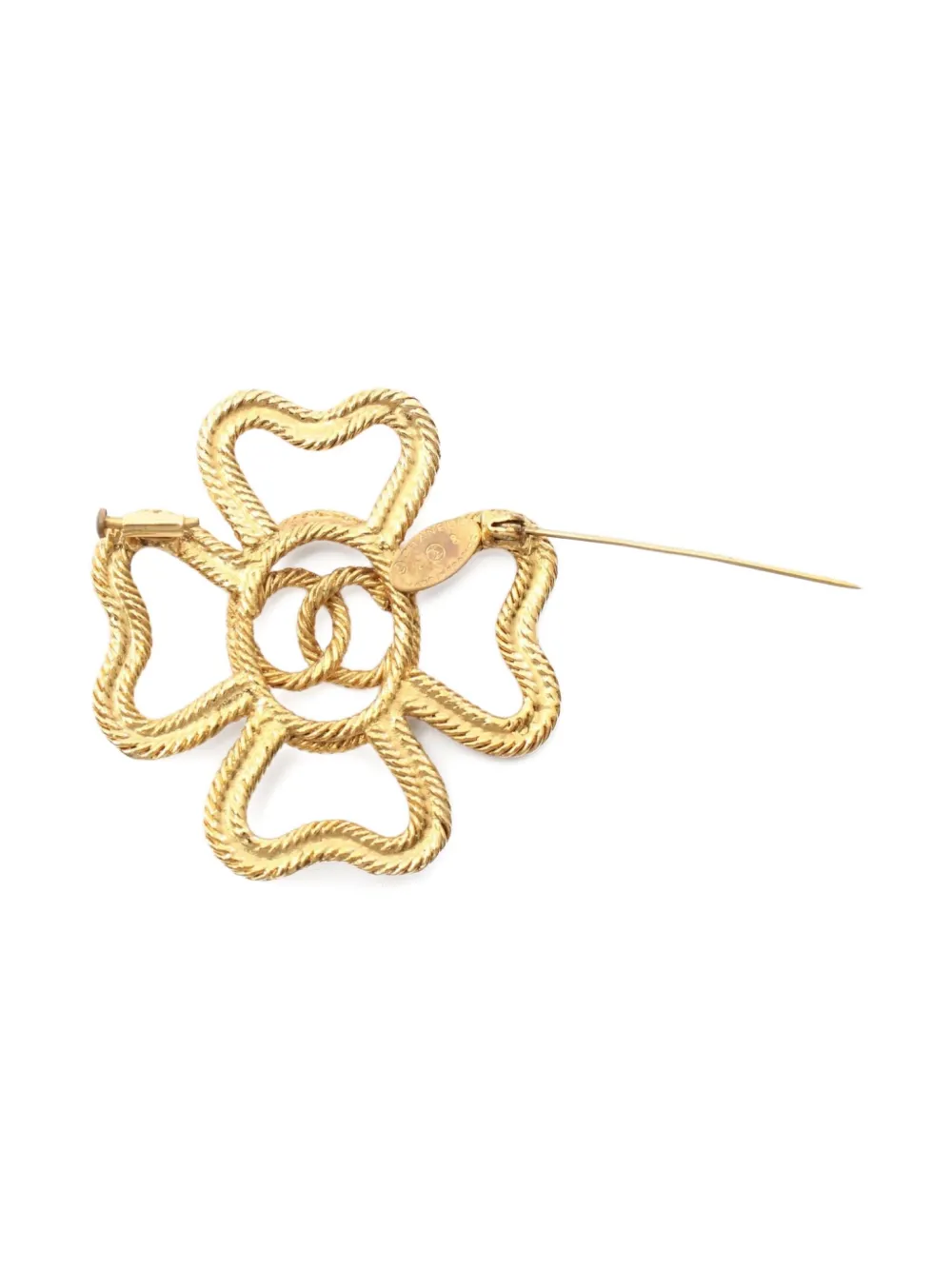 CHANEL Pre-Owned 1986-1988 Coco Mark brooch | Image 2