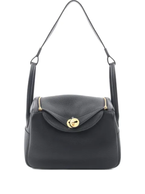 Hermès Pre-Owned 2025 Lindy 26 clemence leather shoulder bag