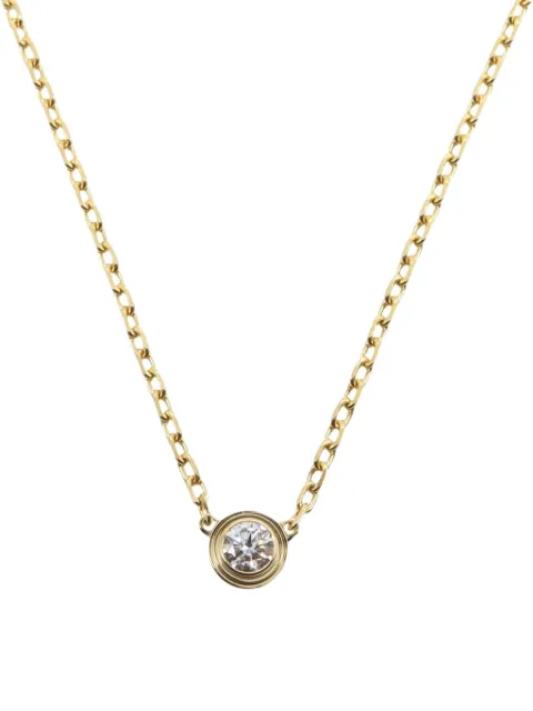 Cartier колье D'Amour SM из желтого золота с бриллиантами (2010-е годы)