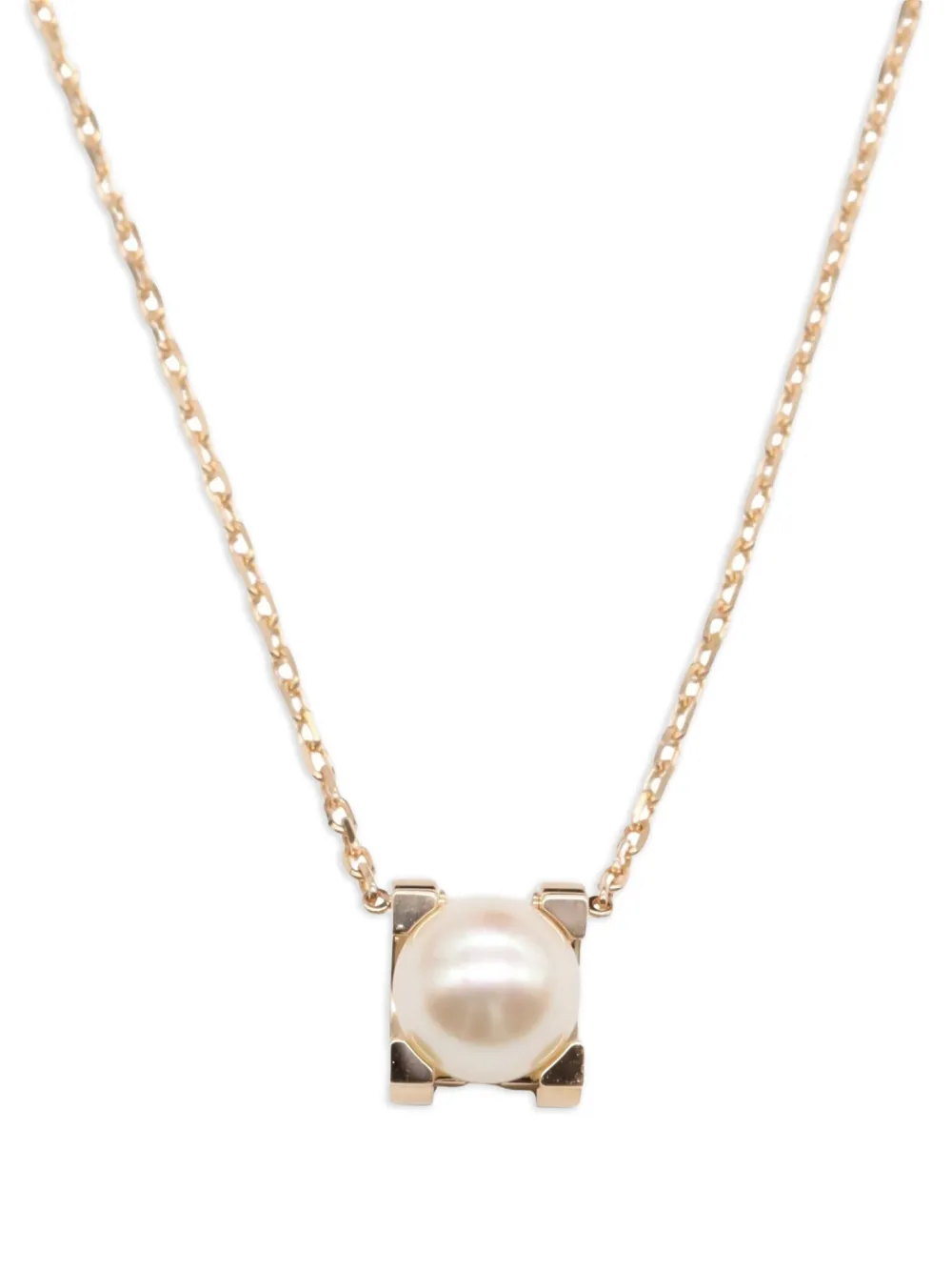 Cartier 2010s C de Cartier パール ネックレス 18Kローズゴールド - ピンク Cartier 2010s C de Cartier パール ネックレス 18Kローズゴールド - ピンク