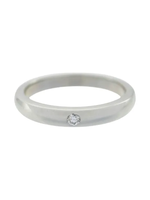 Tiffany & Co. Pre-Owned خاتم بلاتين مرصع بألماس من عقد 2010