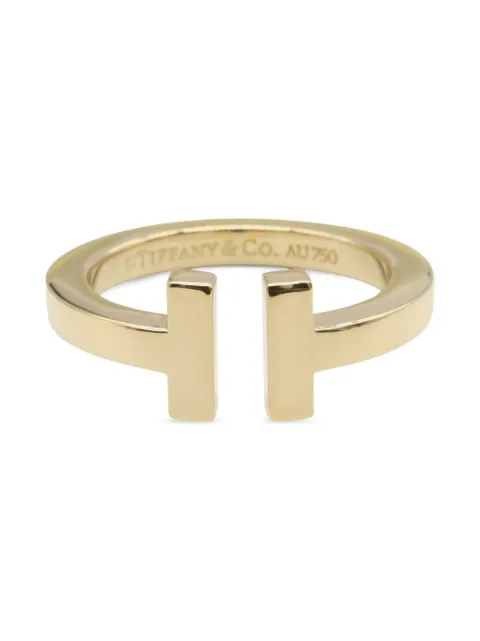 Tiffany & Co. Pre-Owned خاتم 'T-سكوير' ذهب أصفر عيار 18 من عقد 2010