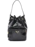Prada Pre-Owned 2021 Duet Naplak bucket bag - Black