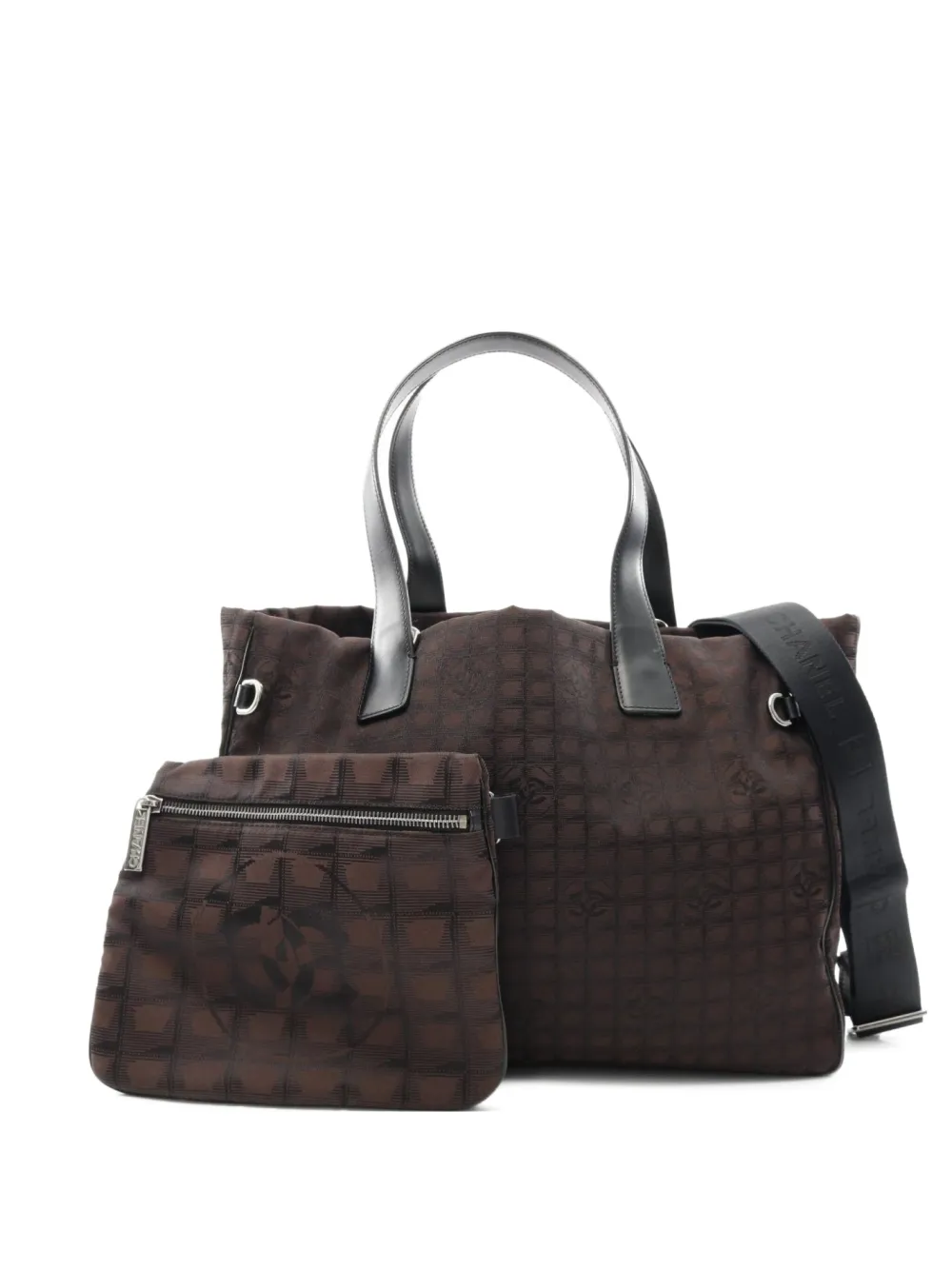 CHANEL Pre-Owned 2004-2005 New Travel Line ハンドバッグ - ブラウン CHANEL Pre-Owned 2004-2005 New Travel Line ハンドバッグ - ブラウン