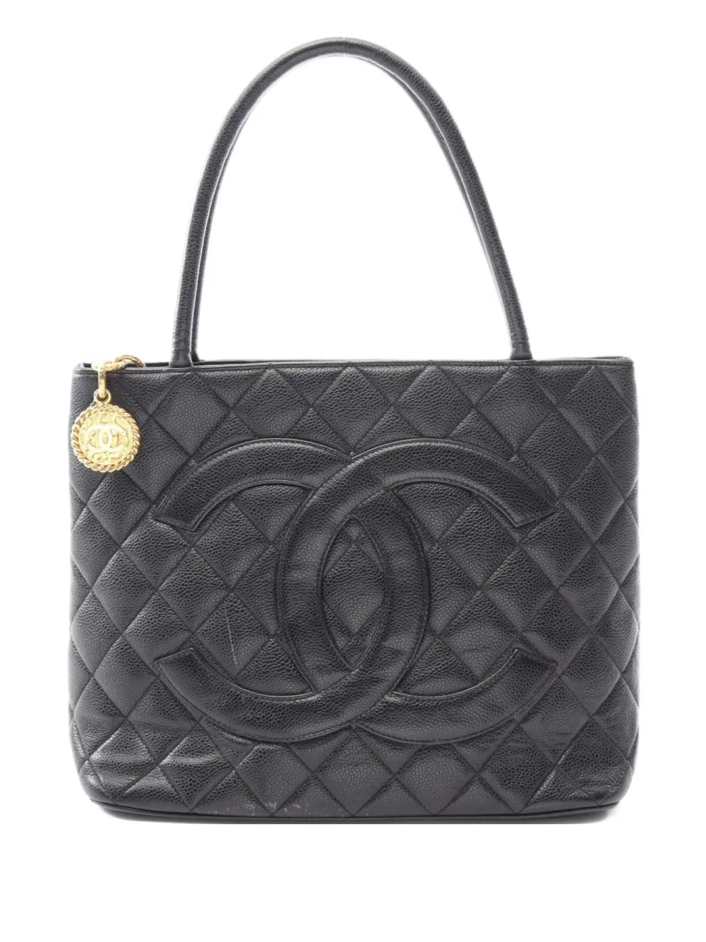 CHANEL Pre-Owned 2000-2002 リイシュー ハンドバッグ - ブラック CHANEL Pre-Owned 2000-2002 リイシュー ハンドバッグ - ブラック