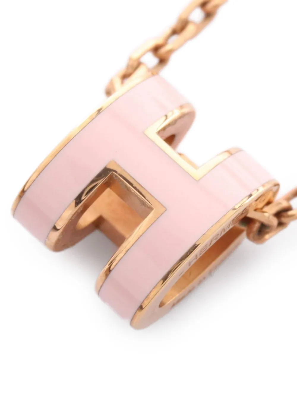 Hermès Pre-Owned 2010s Mini Pop H Enamel necklace | Image 2