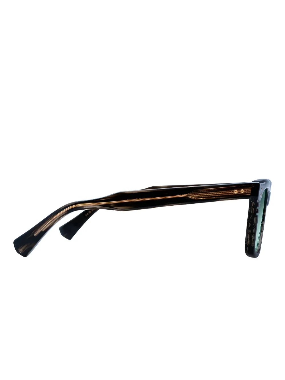 Dita Eyewear Zonnebril met vierkant montuur Zwart