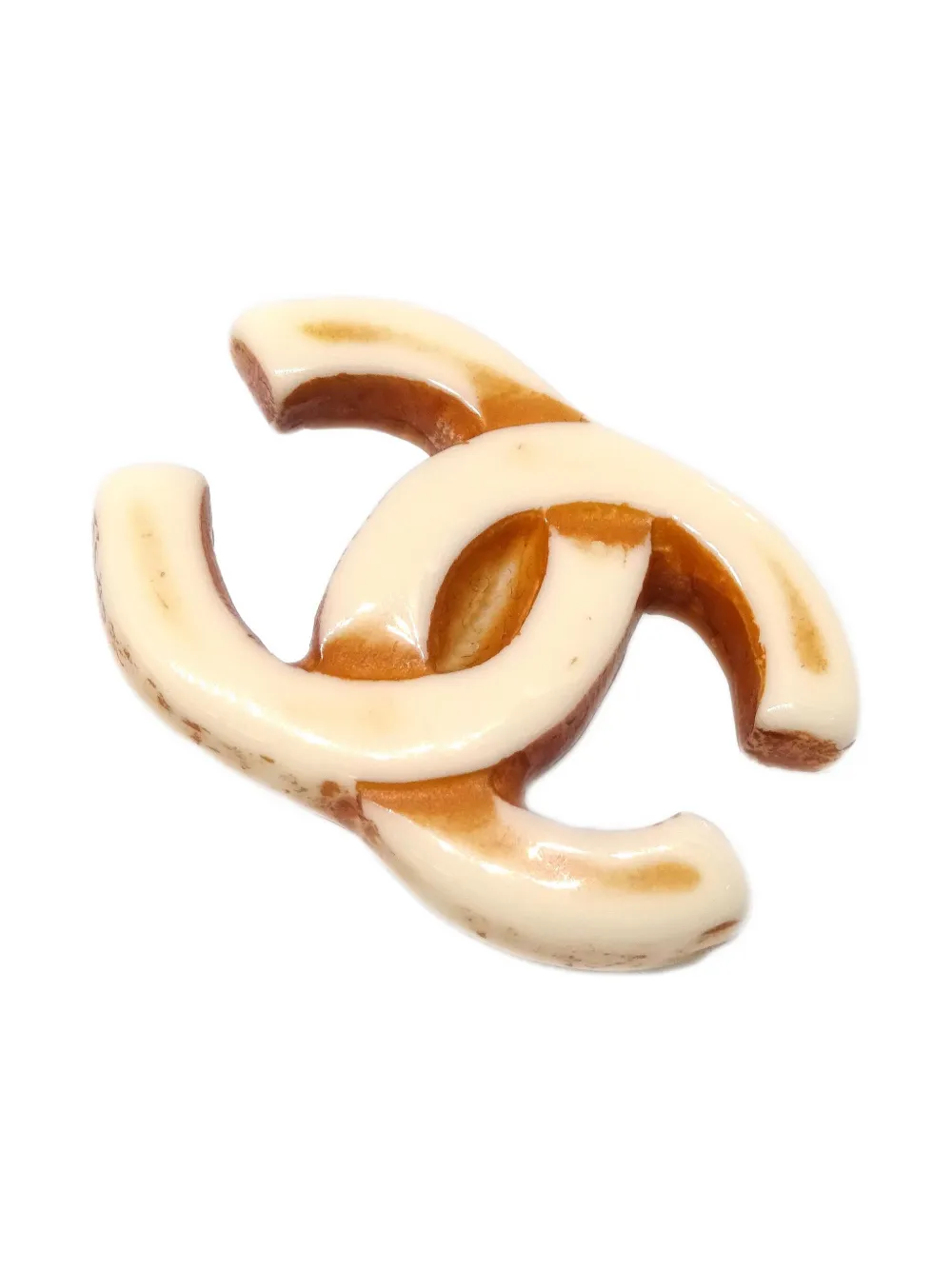 CHANEL Pre-Owned 2001 CC clip-on earrings | Image 2