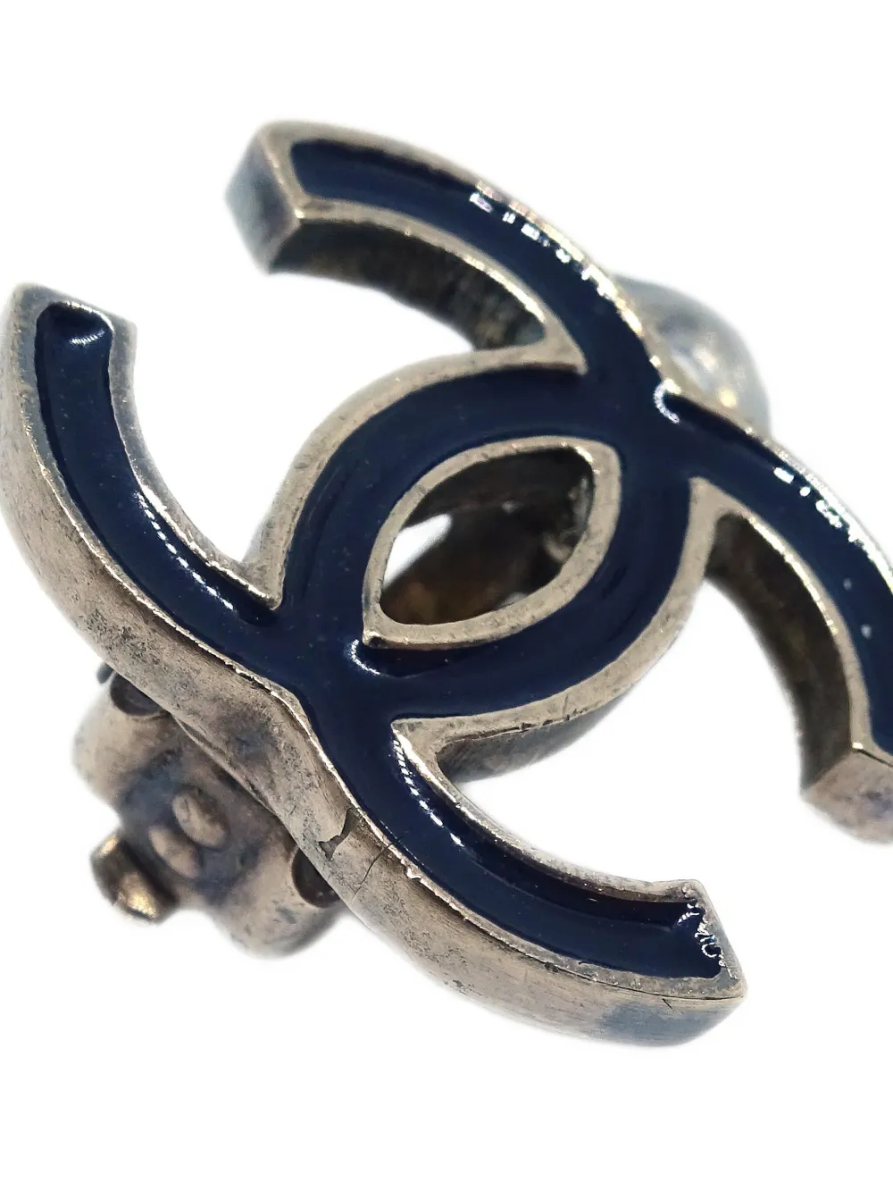 CHANEL Pre-Owned 2010 CC clip-on earrings | Image 2