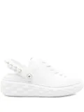 Jimmy Choo 50mm pearl-slingback platform sneakers - White