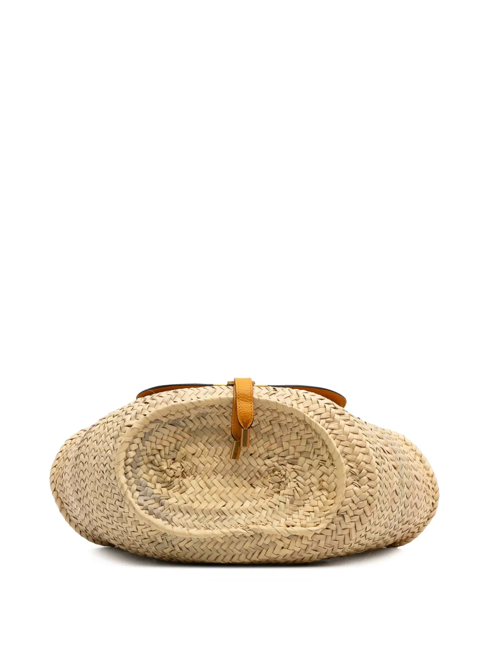 Pre-owned Chloé 2022 Medium Raffia Marcie Basket Tote Bag