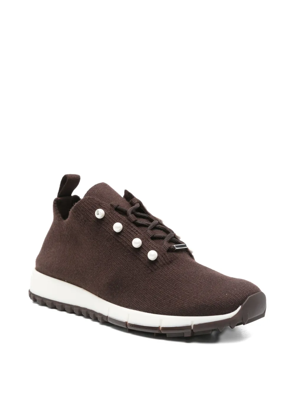 Jimmy Choo Veles knitted sneakers Bruin